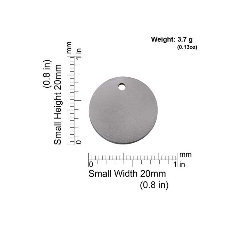 Dimensiones de la médaille Red Dingo Titanium TCL - Small