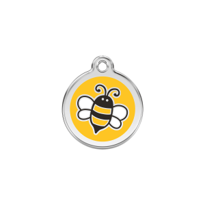 Placa para gato Abejorro Amarillo pequeña