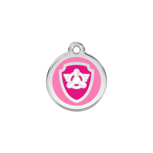 Placa para gato Nickelodeon Skye rosa pequeña