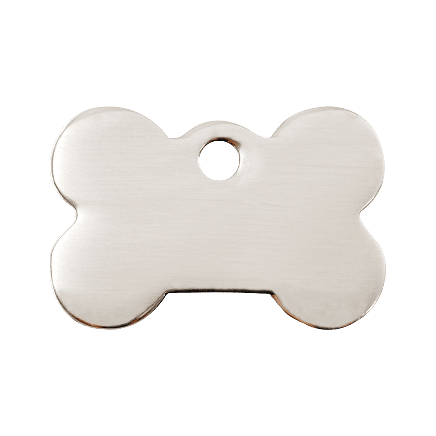 Vue avant - Médaille personnalisée pour chien Red Dingo Os en acier inoxydable - Talla M - Réf : 02-BN-ZZ-ME
