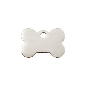 Placa para gato Hueso acero inoxidable pequeña
