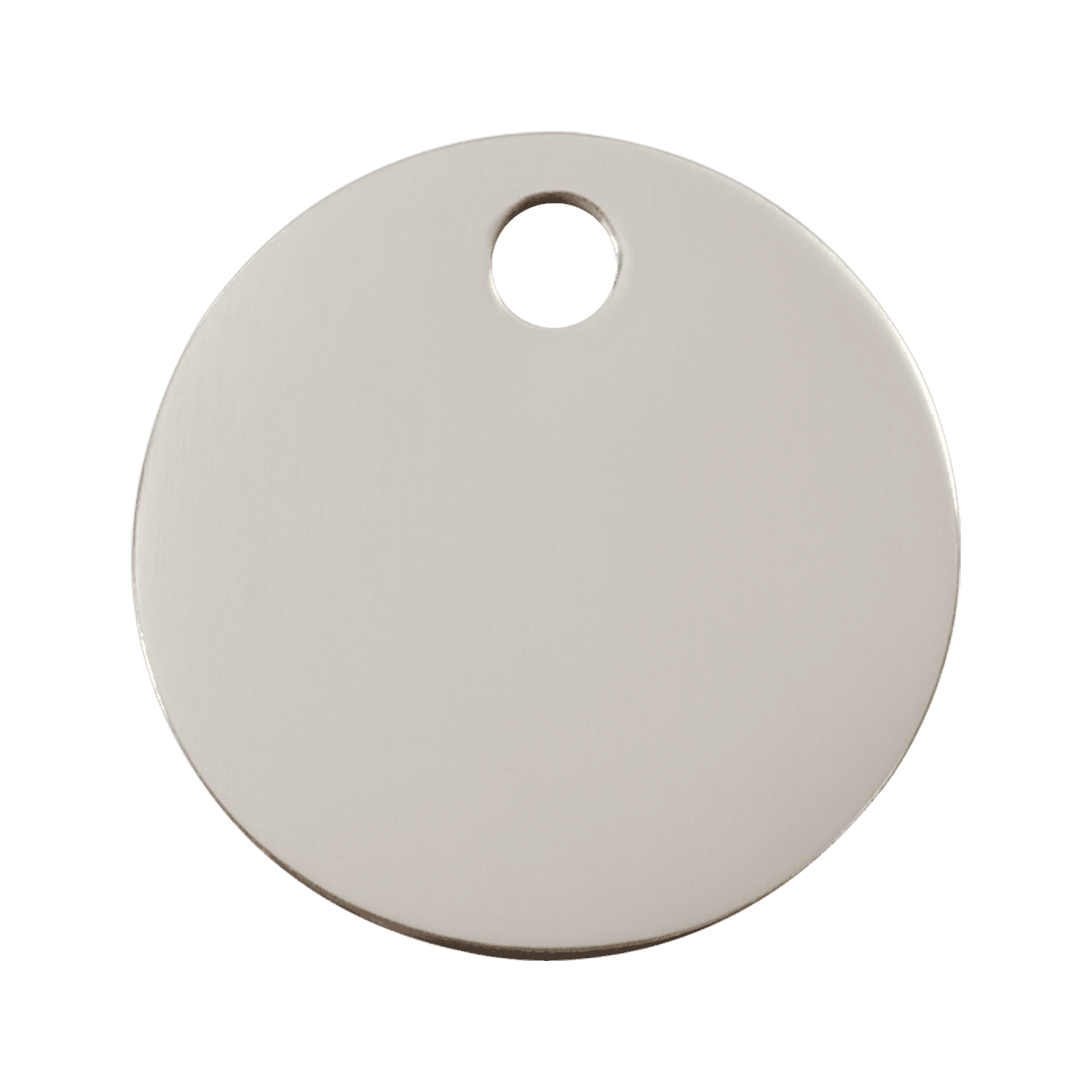 Vue avant - Médaille personnalisable pour chien Red Dingo Plat en acier inoxydable - Talla L