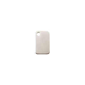 Placa para gato rectangular de acero inoxidable S