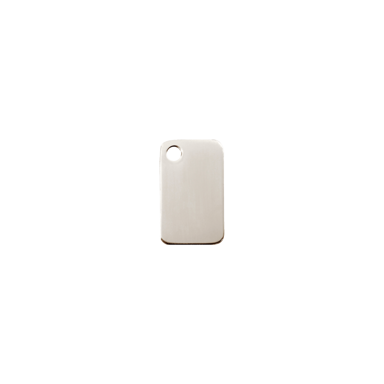 Vue avant - Médaille personnalisable pour chat Red Dingo en acier inoxydable - Talla S - Référence : 02-RT-ZZ-SM