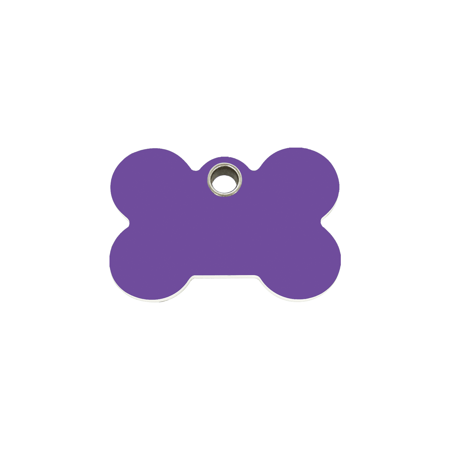 Vue avant - Médaille personnalisée pour chat Red Dingo Os Violet Talla S - 04-BN-PU-SM