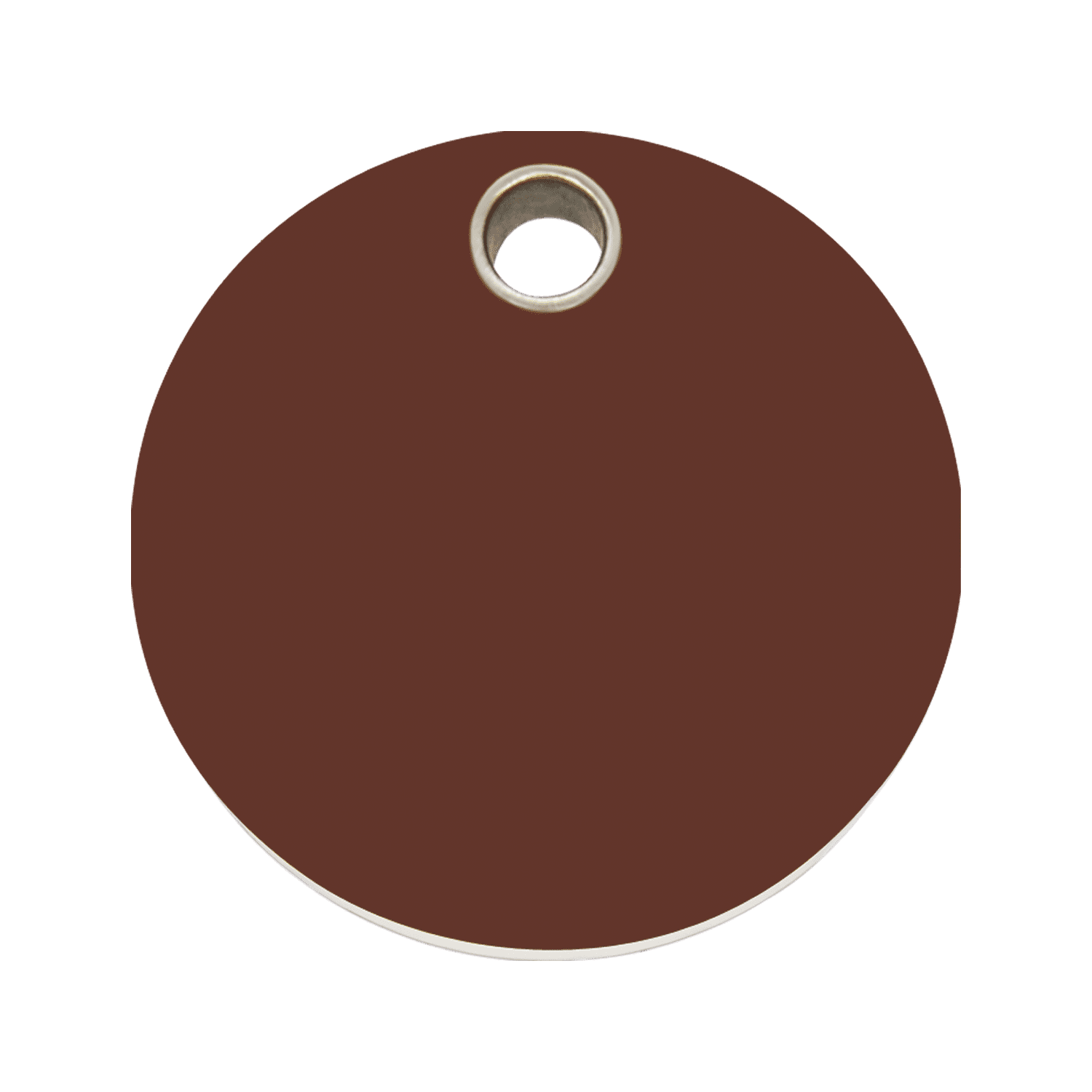 Vue avant - Médaille personnalisable pour chien Red Dingo brun - Talla L - Gravure incluse