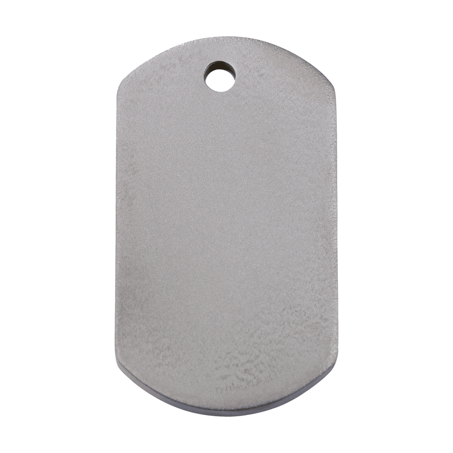 Vue avant - Médaille personnalisée pour chien Red Dingo Titane plat Rectangle - Talla L