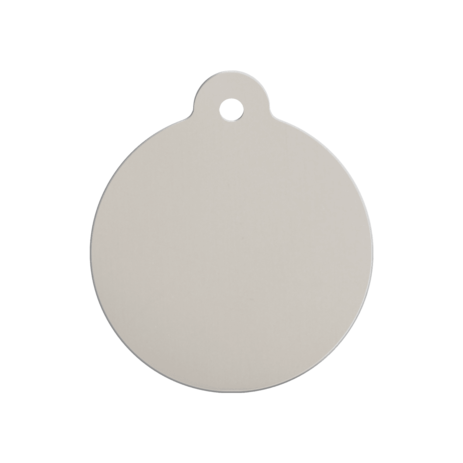 Vue arrière - Médaille personnalisée pour chien Red Dingo Os Jaune M 30.00mm - 01-BN-YE-ME