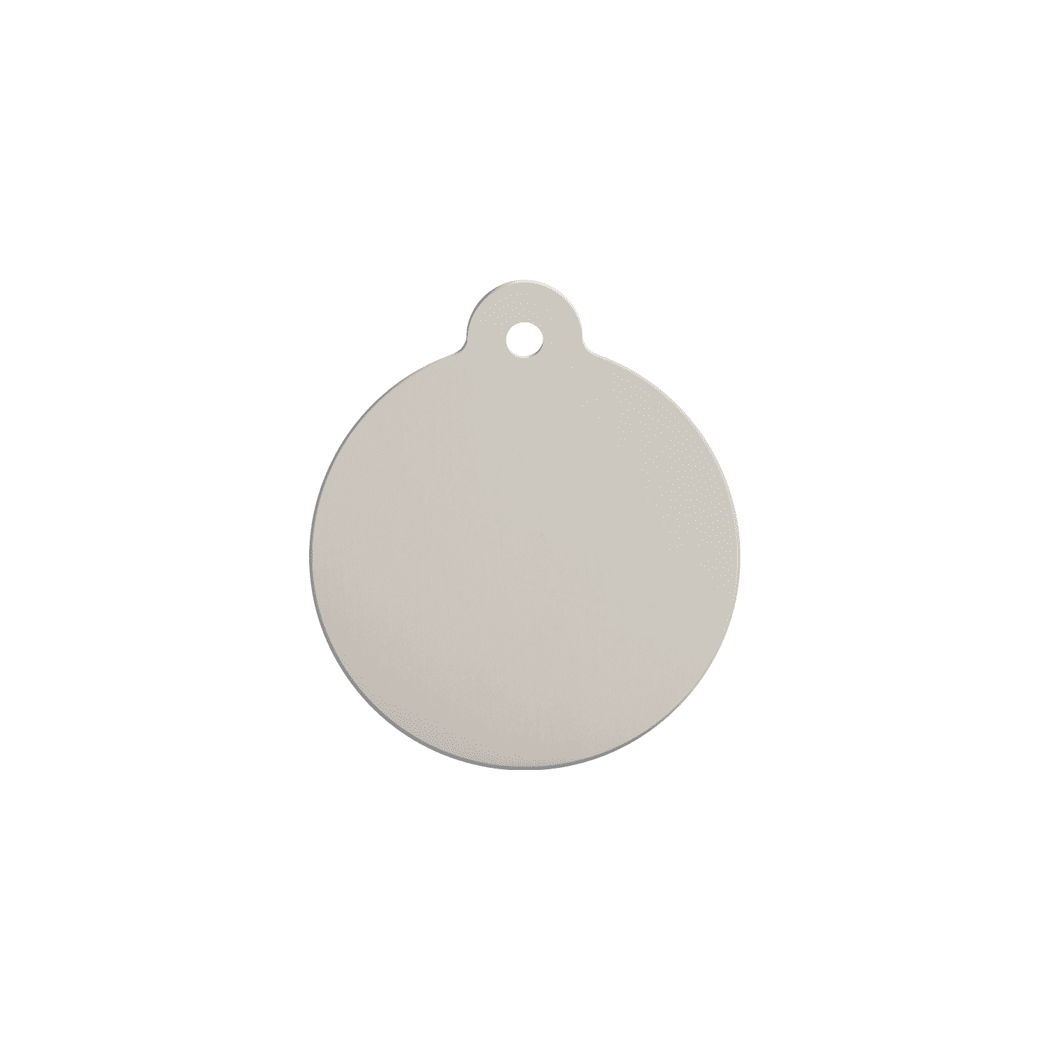 Vue arrière - Médaille personnalisée pour chien/chat Red Dingo Émail & Acier Inoxydable Drapeau Canadien - Talla S