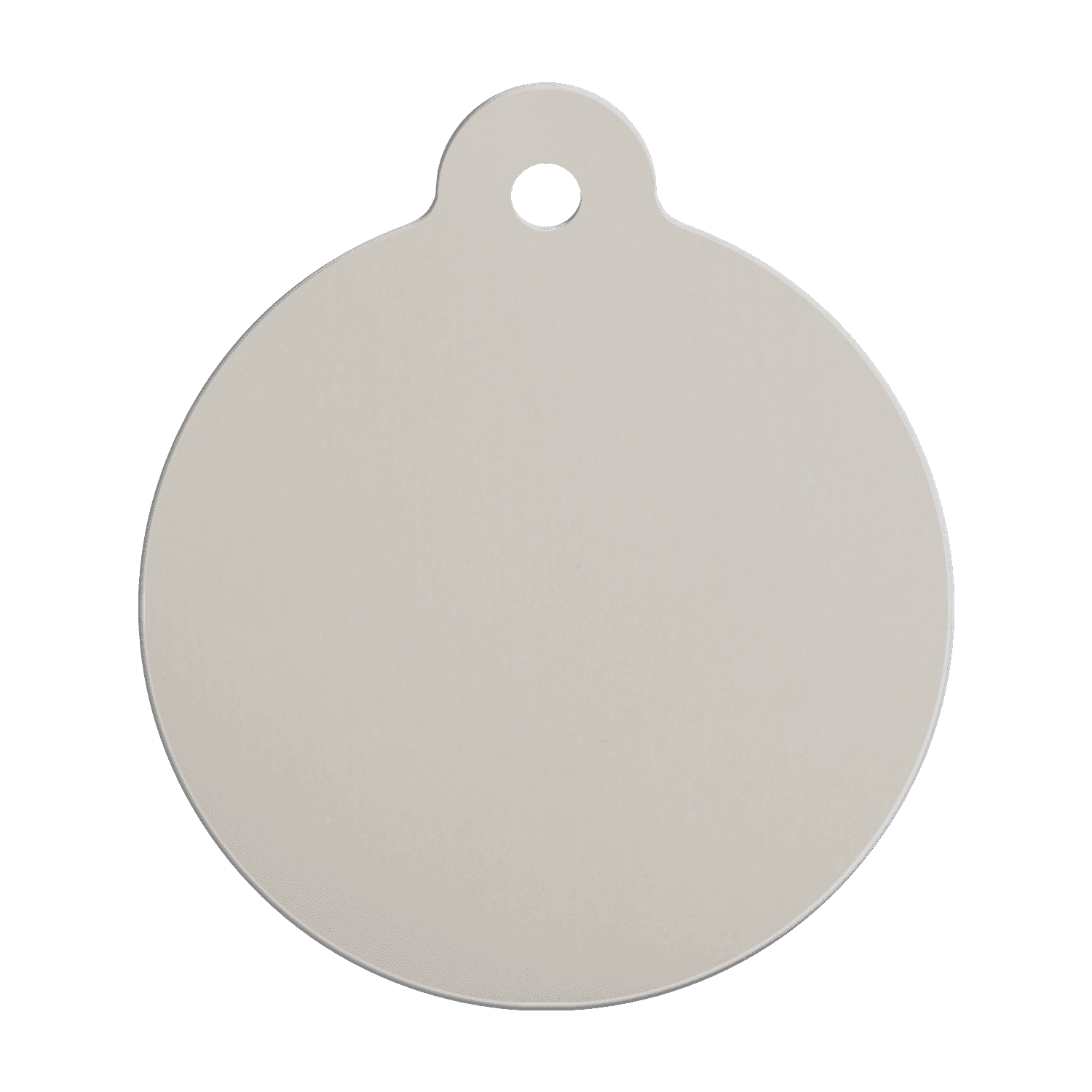 Vue arrière - Médaille personnalisée pour chien Red Dingo Émail et acier inoxydable - Lettre X - Rouge - Talla L