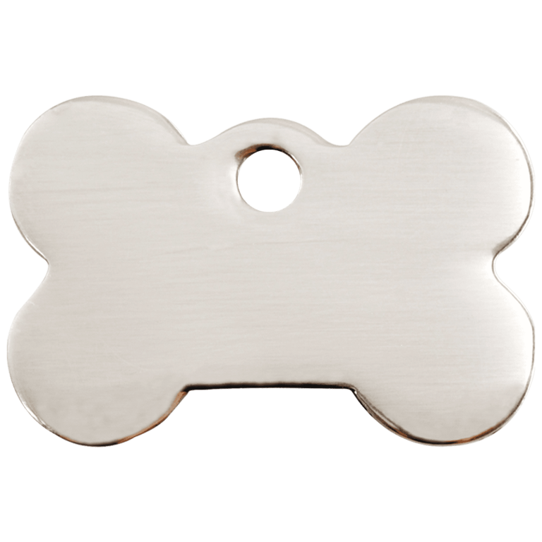 Vue arrière - Médaille personnalisable pour chien/chat Red Dingo Os en acier inoxydable S - Gravure incluse