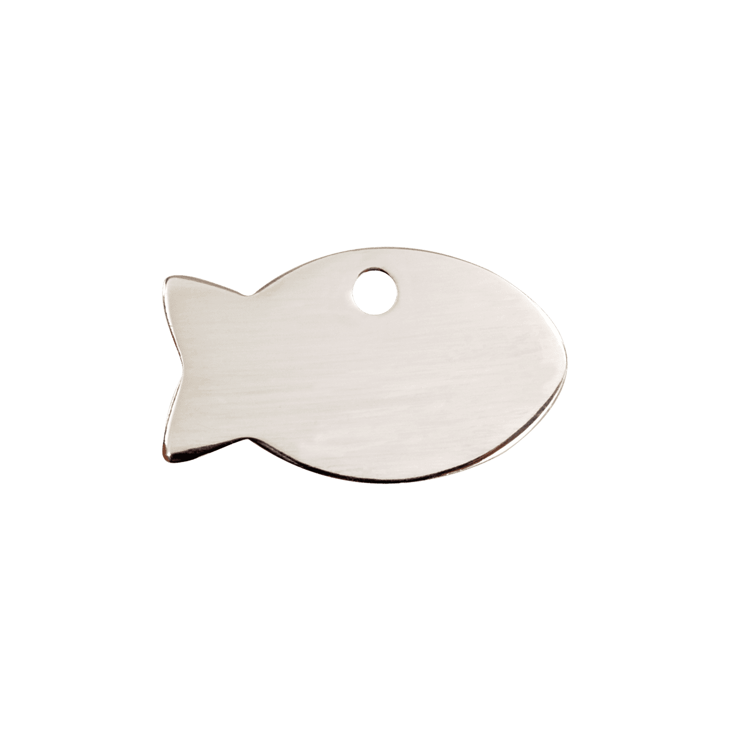 Vue arrière - Médaille personnalisée Red Dingo pour chien/chat - Motif poisson - Talla S