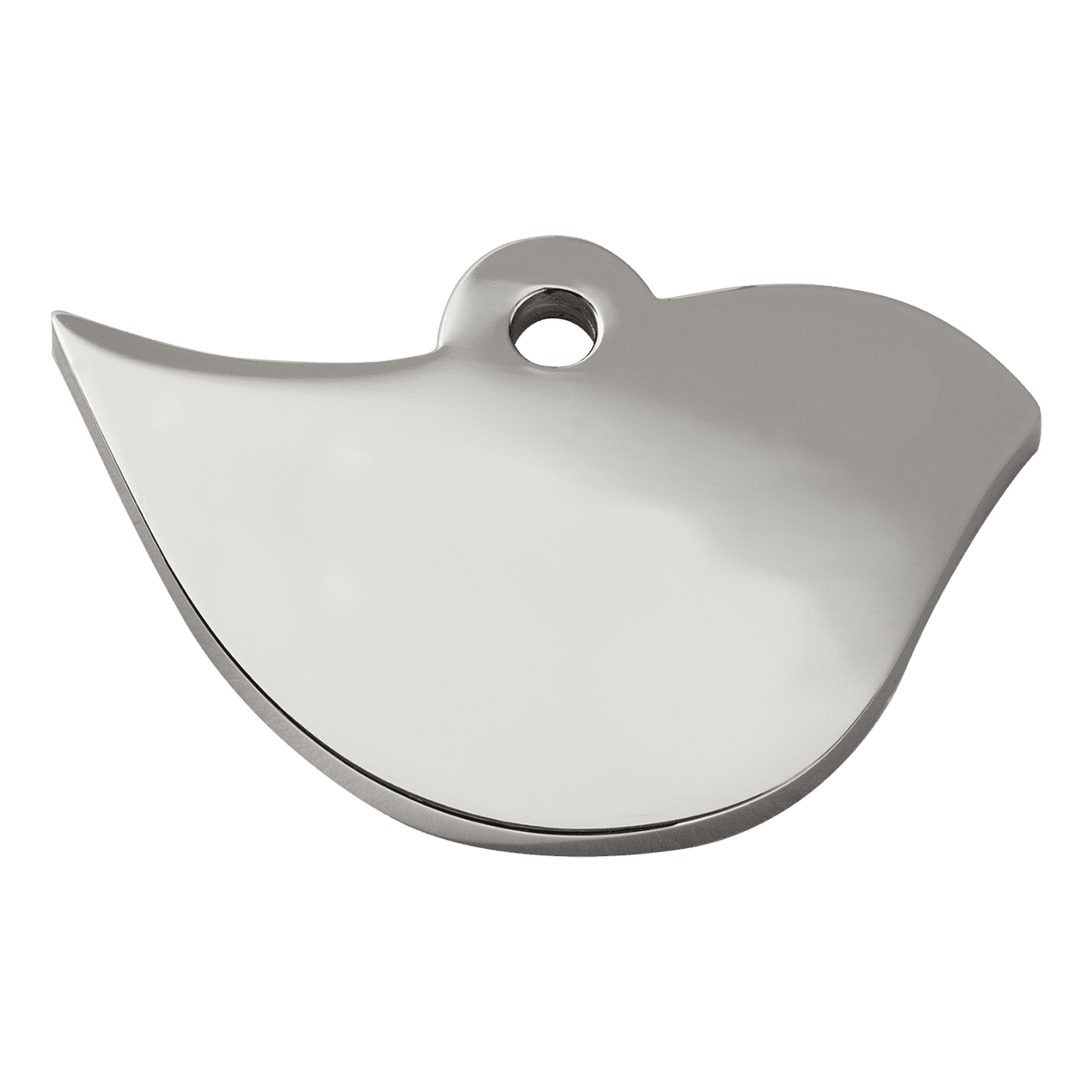 Vue arrière - Médaille personnalisable Red Dingo Swarovski Diamantée pour chat - Oiseau - Talla S