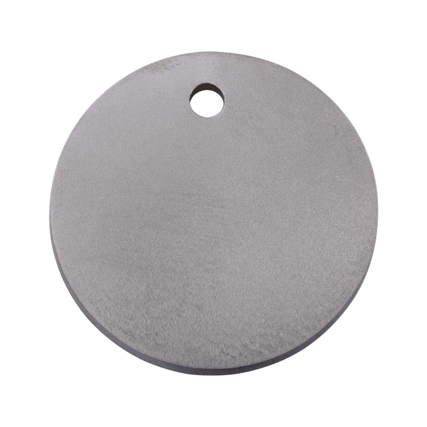 Vue arrière - Médaille personnalisée pour chien Red Dingo Titane plat Cercle Talla L